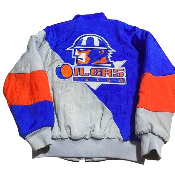 Tulsa Oilers Vintage Jacket Small USA